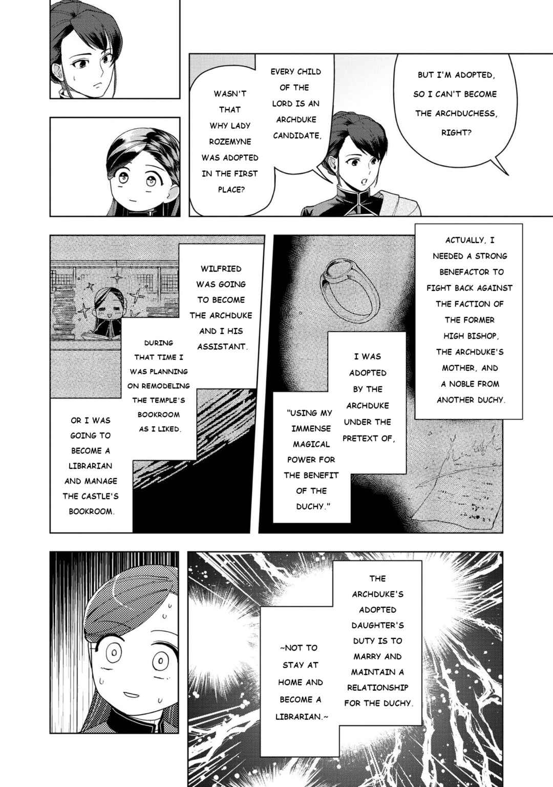 Honzuki no Gekokujou: Shisho ni Naru tame ni wa Shudan o Erandeiraremasen—Dai-3 Bu: Ryouchi ni Hon o Hirogeyou! Chapter 46 - Page 14