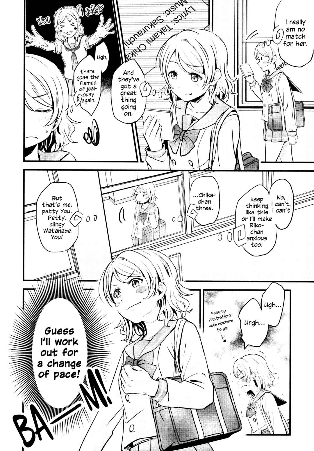 Love Live! Sunshine!! - A Love-Tinted Aquamarine (Doujinshi) Chapter 2 - Page 12