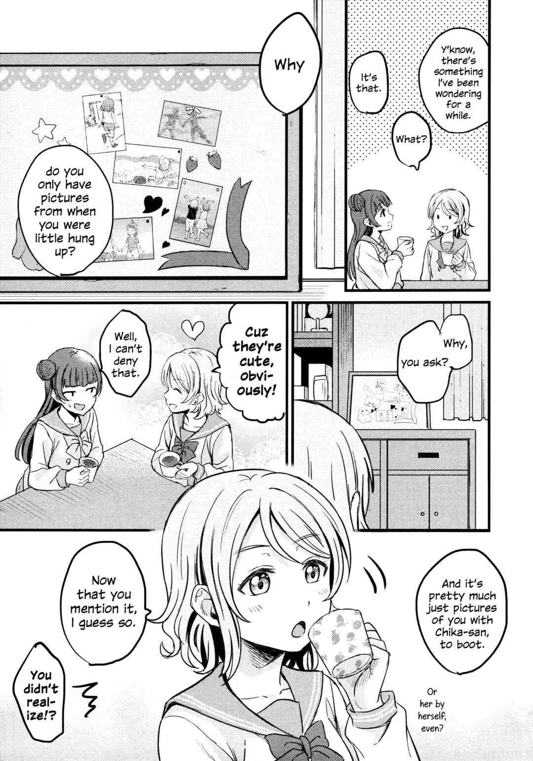 Love Live! Sunshine!! - A Love-Tinted Aquamarine (Doujinshi) Chapter 2 - Page 3