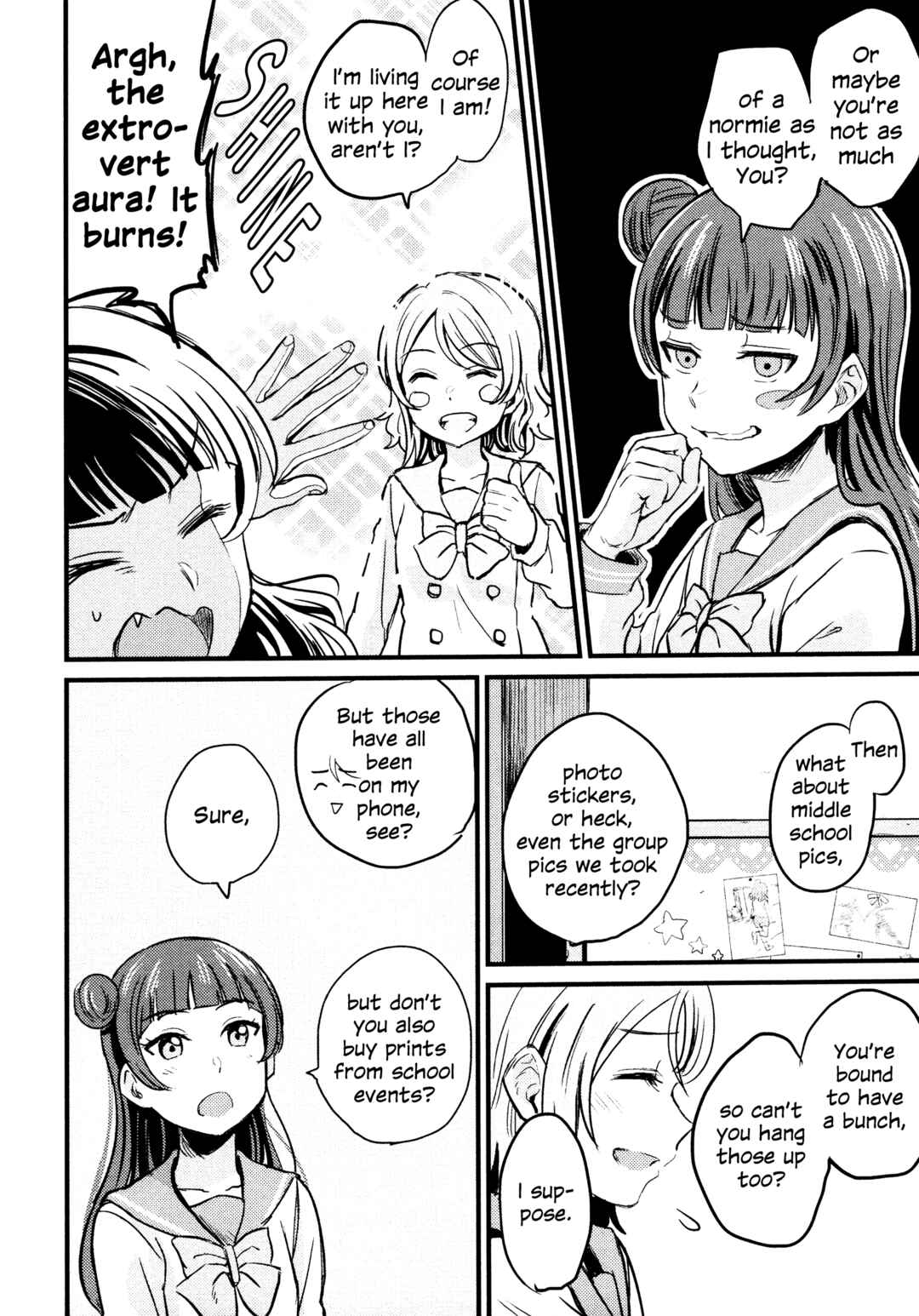 Love Live! Sunshine!! - A Love-Tinted Aquamarine (Doujinshi) Chapter 2 - Page 4