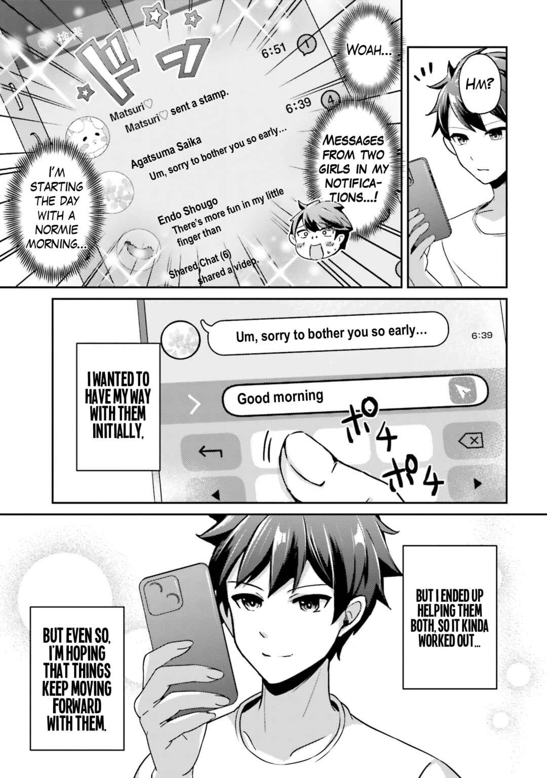 Te ni Ireta Saimin App de Yume no Harem Seikatsu o Okuritai Chapter 10.1 - Page 4