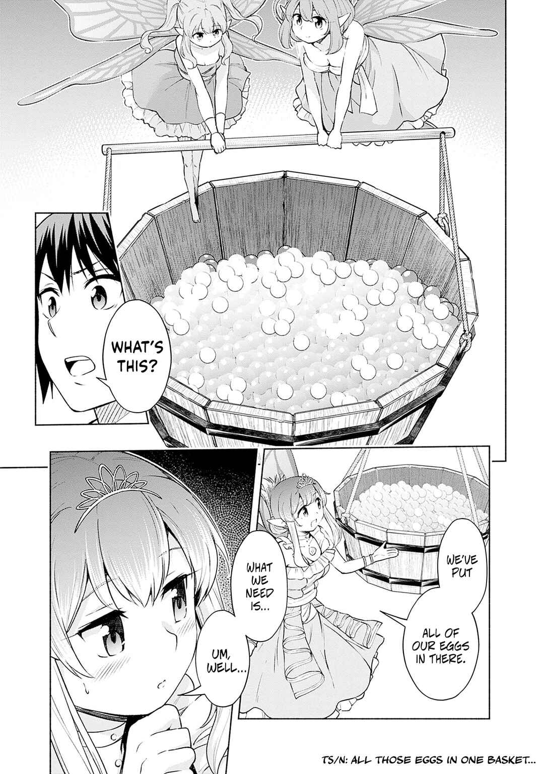 Eroge no Sekai de Slow Life ~Issho ni Isekai Teni shitekita Yarisaa no Daigakusei-tachi ni Tsuihou sareta node, Henkyou de Muteki ni Natte Shin no Heroine-tachi to Yoroshiku Yarimasu~ Chapter 26 - Page 17