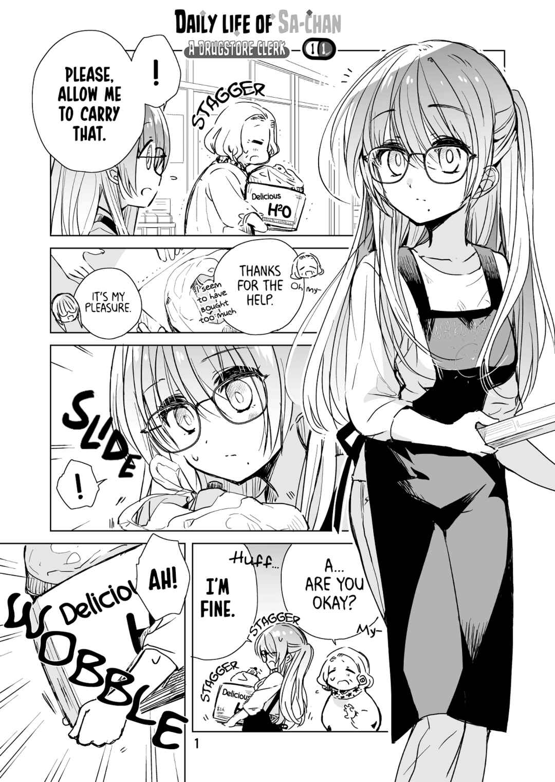 Drugstore Ten'in Sacchan no Nichijou Chapter 11 - Page 1