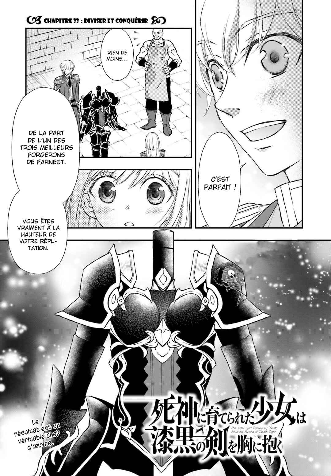 Shinigami ni Sodaterareta Shoujo wa Shikkoku no Tsurugi o Mune ni Idaku Chapter 33 - Page 2