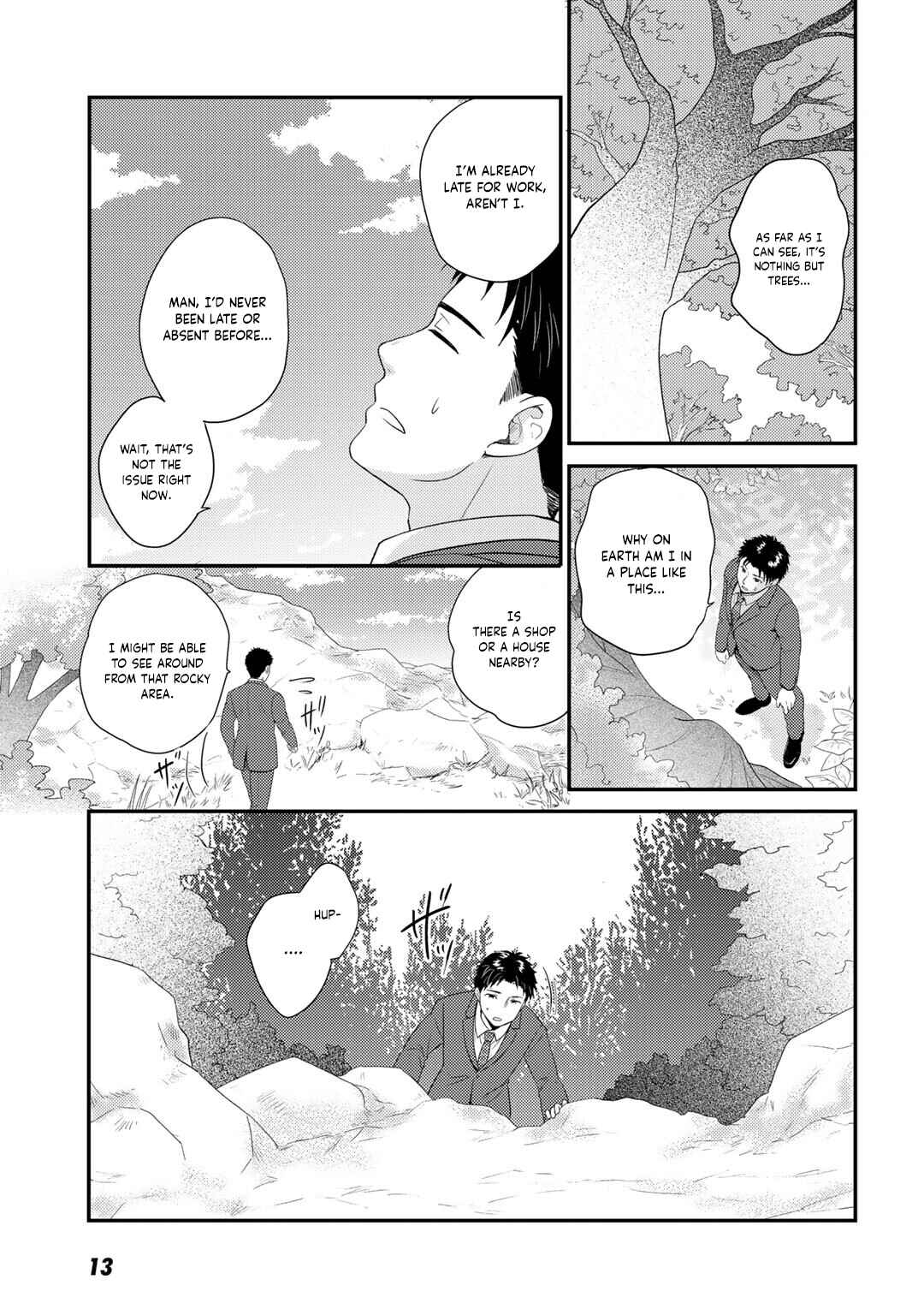 Isekai ni Kita Mitai dakedo Dou Sureba Yoi no Darou: Shachiku SE no My Pace Boukenki Chapter 1 - Page 16