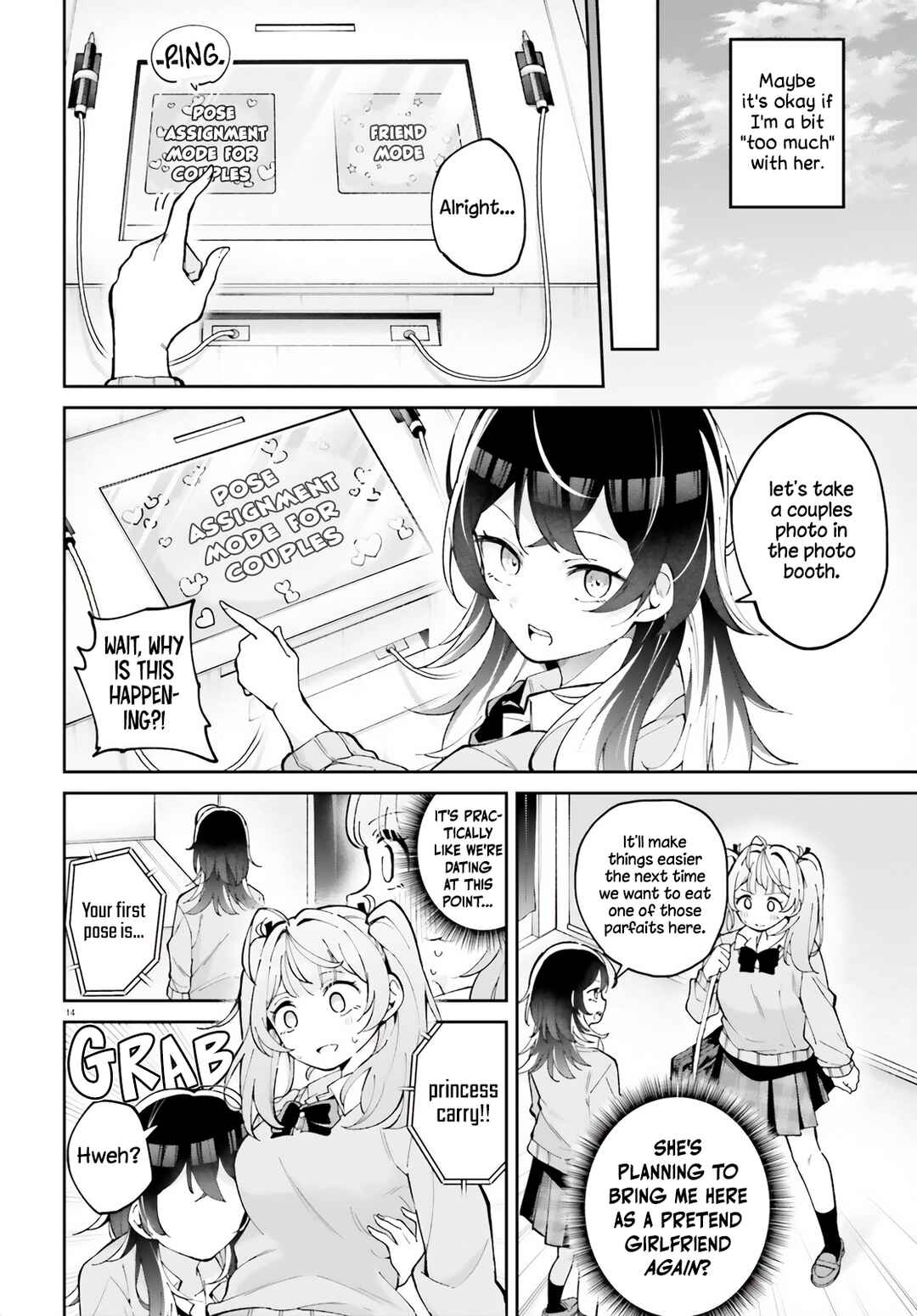 Atashitachi tte Tsukiatteru yo ne!? Chapter 1 - Page 12