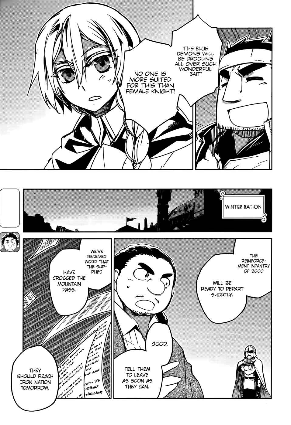 MAOYU : Archenemy and Hero “Become mine, Hero” “I refuse!” Chapter 36 - Page 17