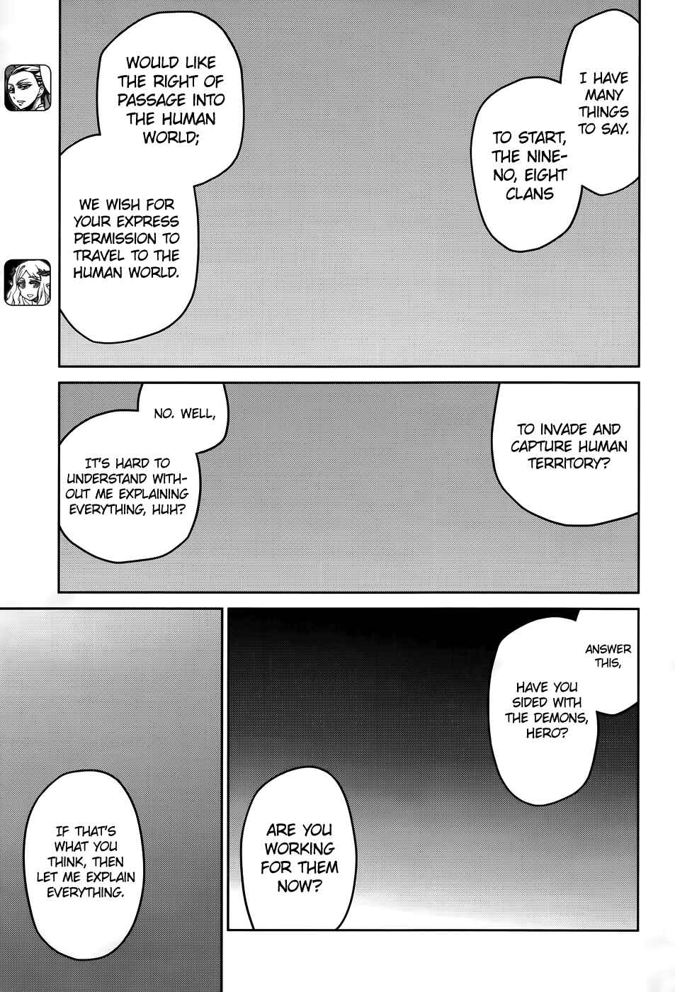 MAOYU : Archenemy and Hero “Become mine, Hero” “I refuse!” Chapter 36 - Page 37
