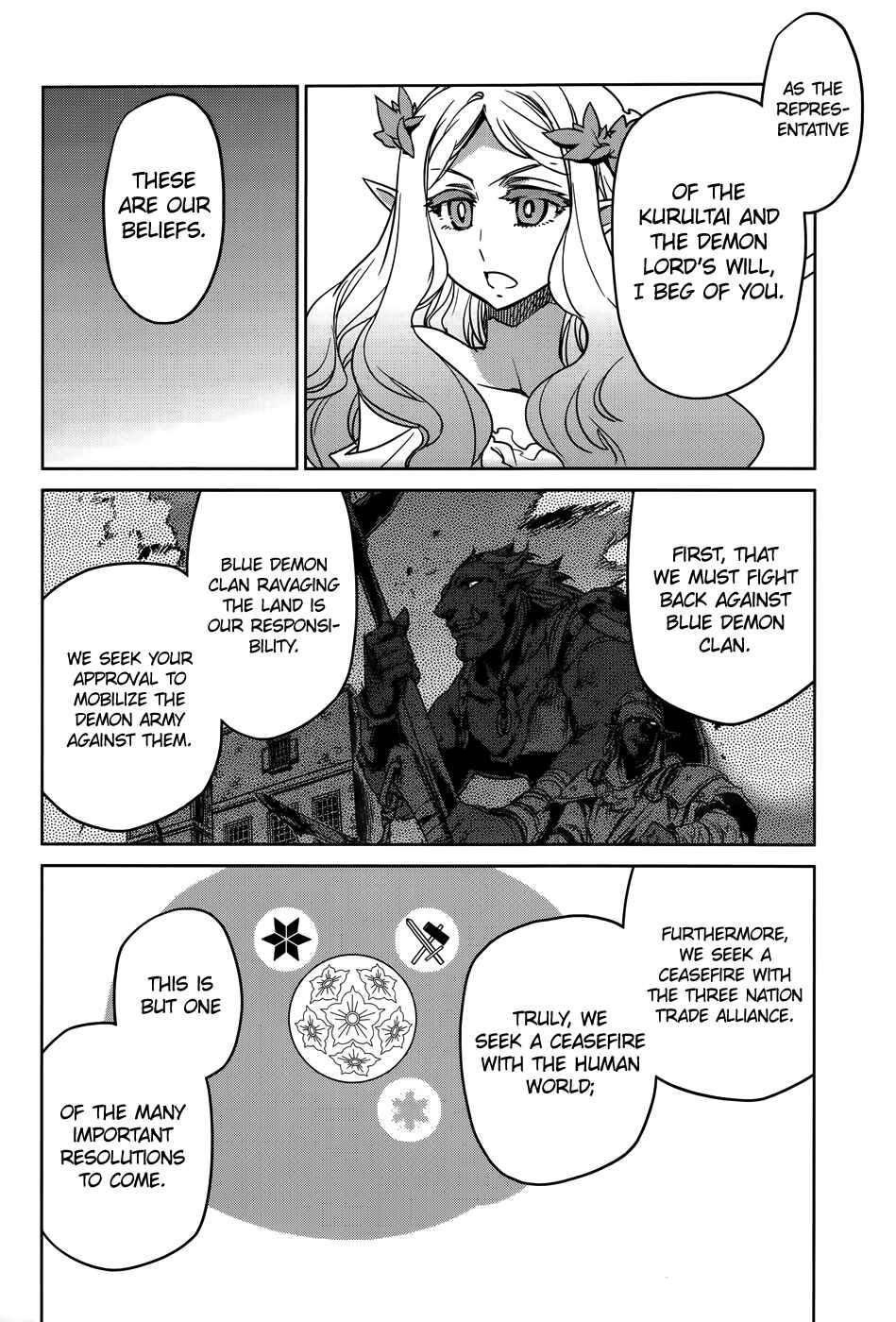 MAOYU : Archenemy and Hero “Become mine, Hero” “I refuse!” Chapter 36 - Page 42