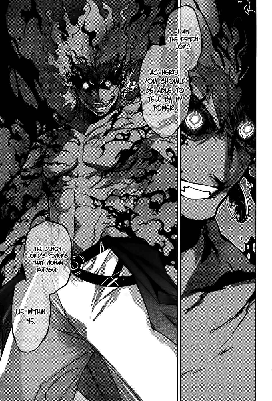 MAOYU : Archenemy and Hero “Become mine, Hero” “I refuse!” Chapter 36 - Page 57