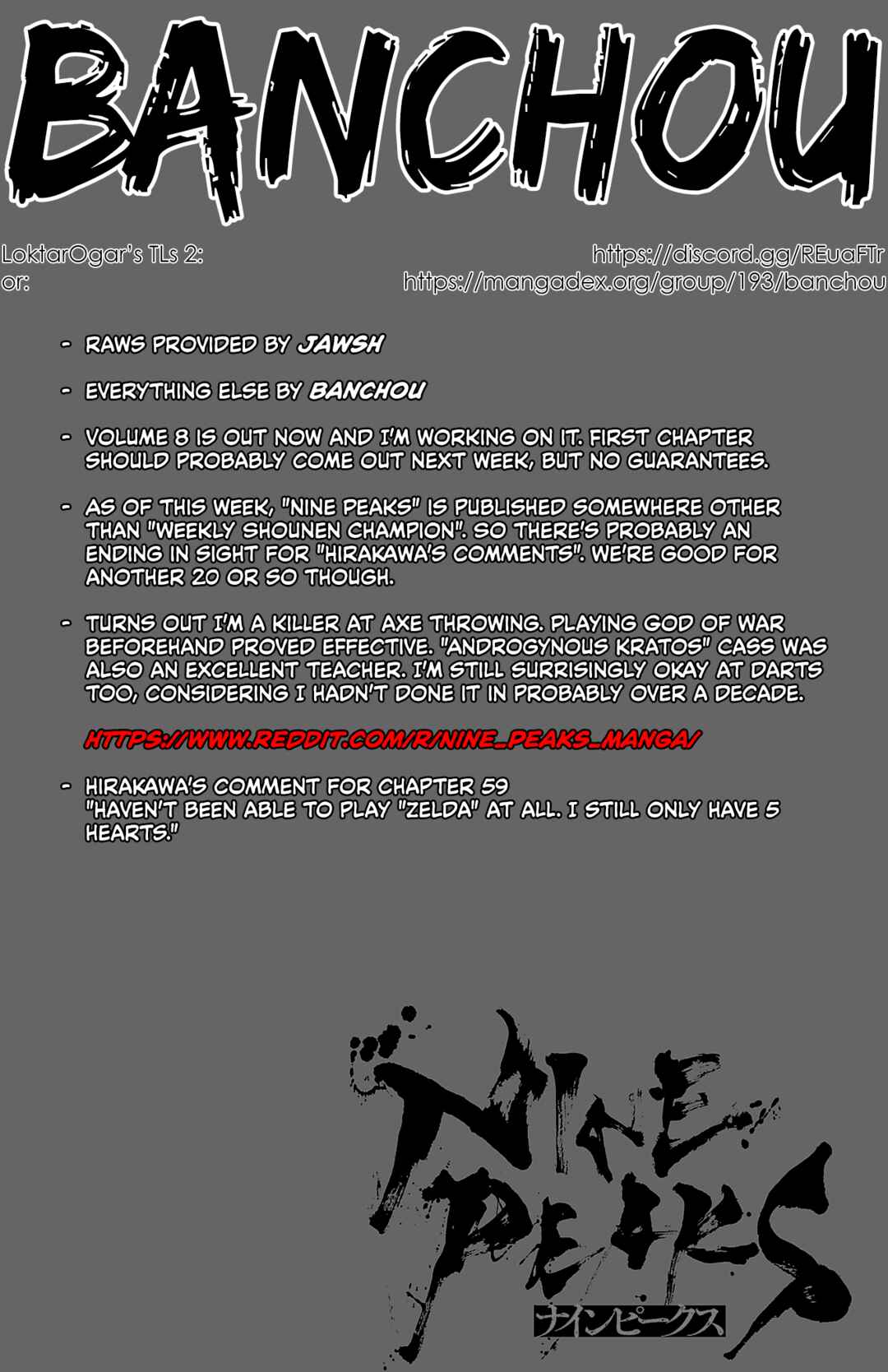 Nine Peaks Chapter 59 - Page 1