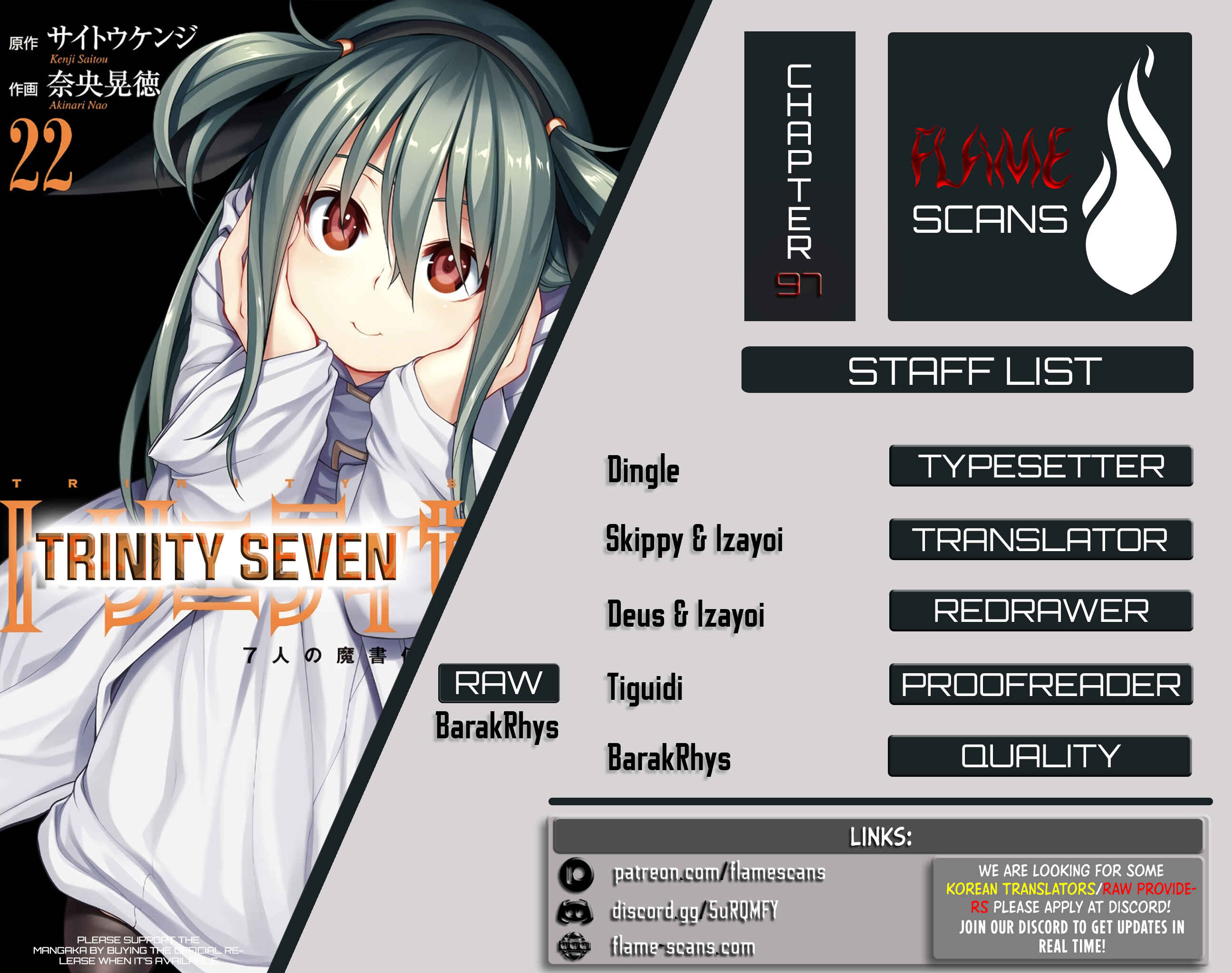 Trinity Seven - 7-Nin no Masho Tsukai Chapter 97 - Page 1
