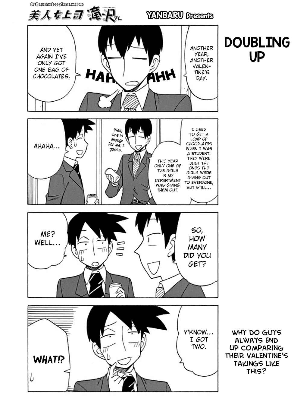 Bijin Onna Joushi Takizawa-san Chapter 63 - Page 1