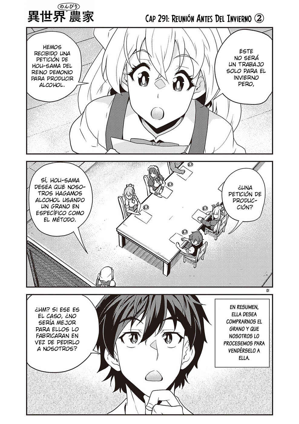 Isekai Nonbiri Nouka Chapter 291 - Page 1