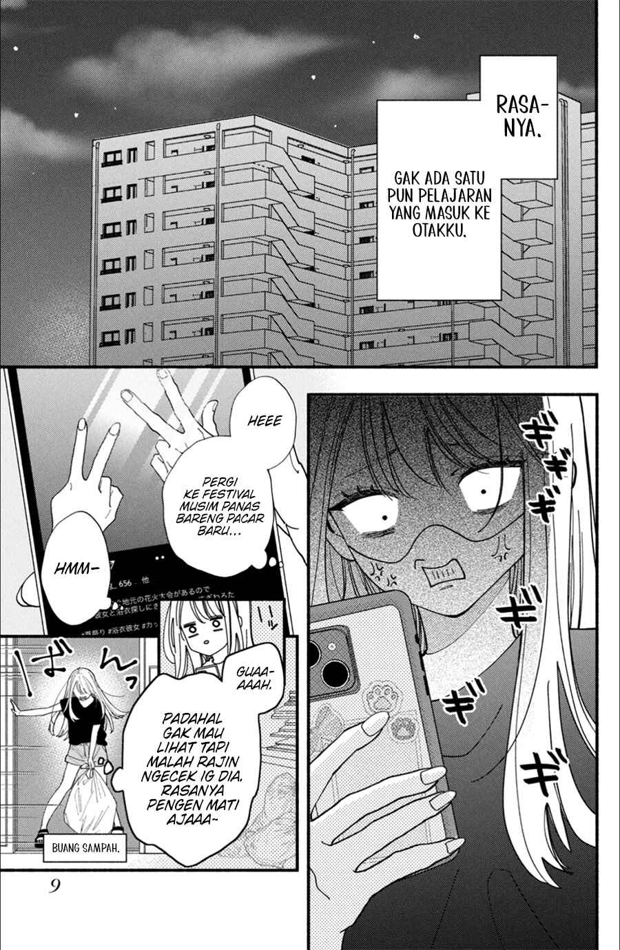 Class no Inkya ni Kareshi no Sainou ga Ari Sugiru Chapter 1.1 - Page 8