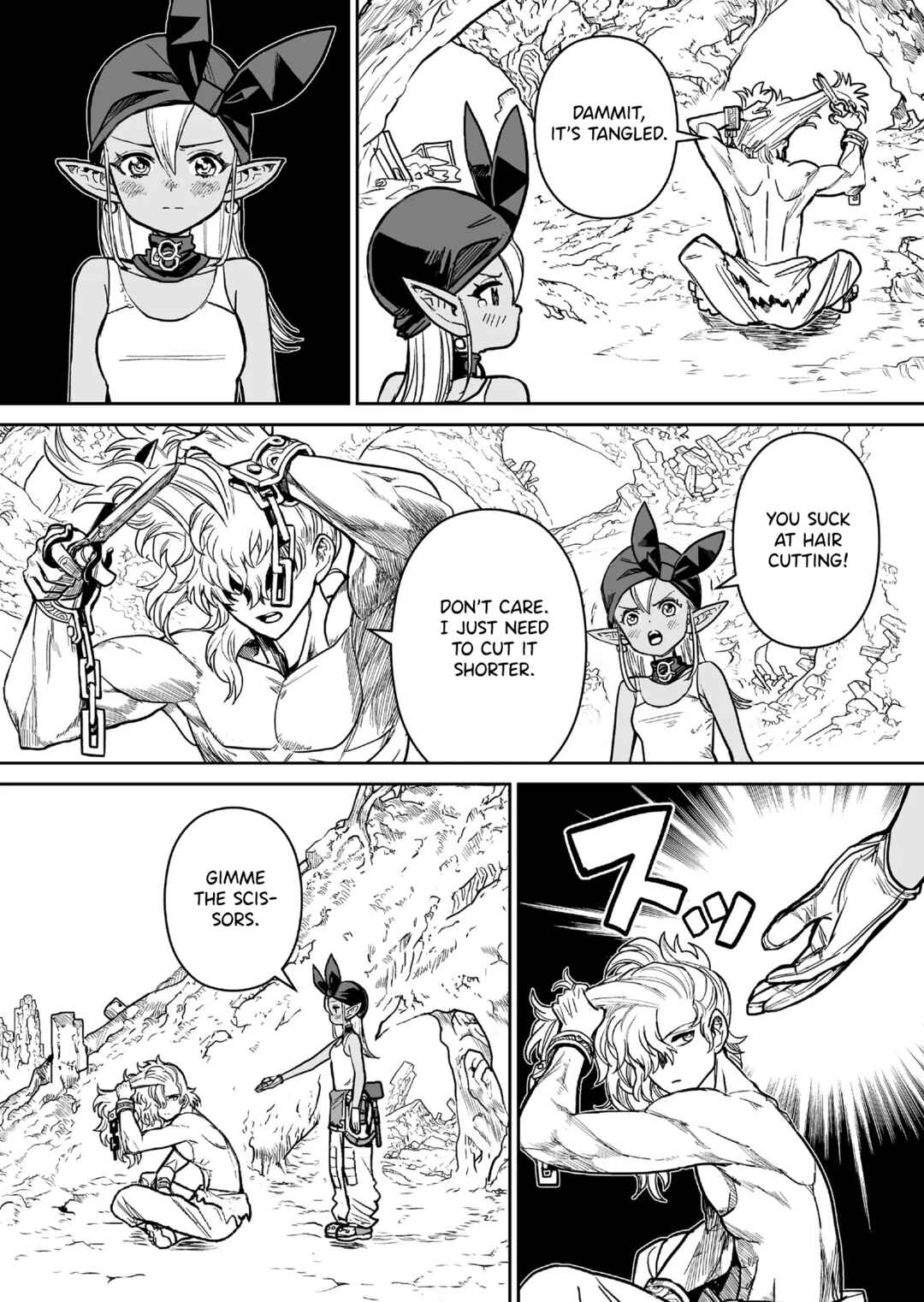 Abandoned: Tsuyosugite Buki ga Kowareru Yuusha to Buki Shokunin no Elf Chapter 2 - Page 12
