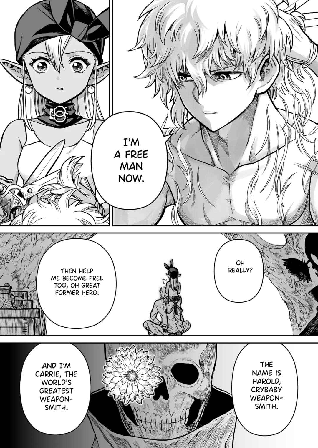 Abandoned: Tsuyosugite Buki ga Kowareru Yuusha to Buki Shokunin no Elf Chapter 2 - Page 14