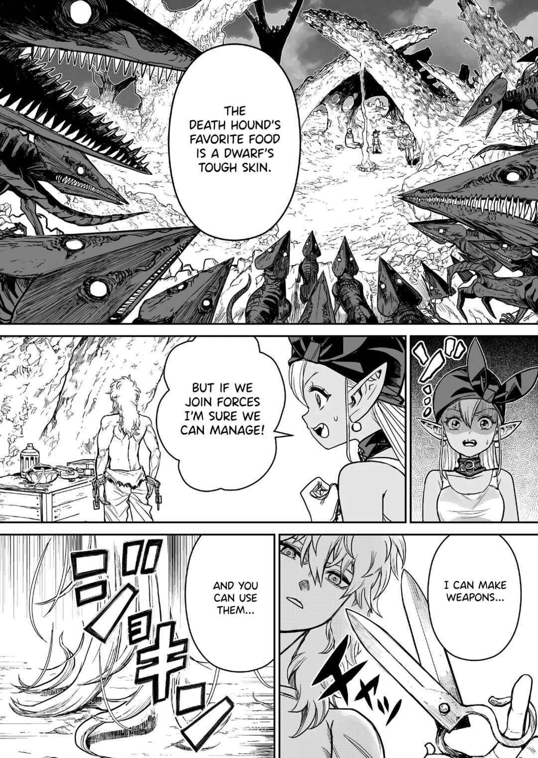 Abandoned: Tsuyosugite Buki ga Kowareru Yuusha to Buki Shokunin no Elf Chapter 2 - Page 8