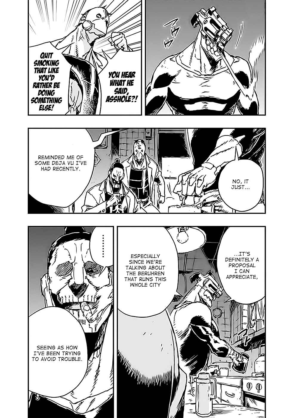 No Guns Life Chapter 4 - Page 13