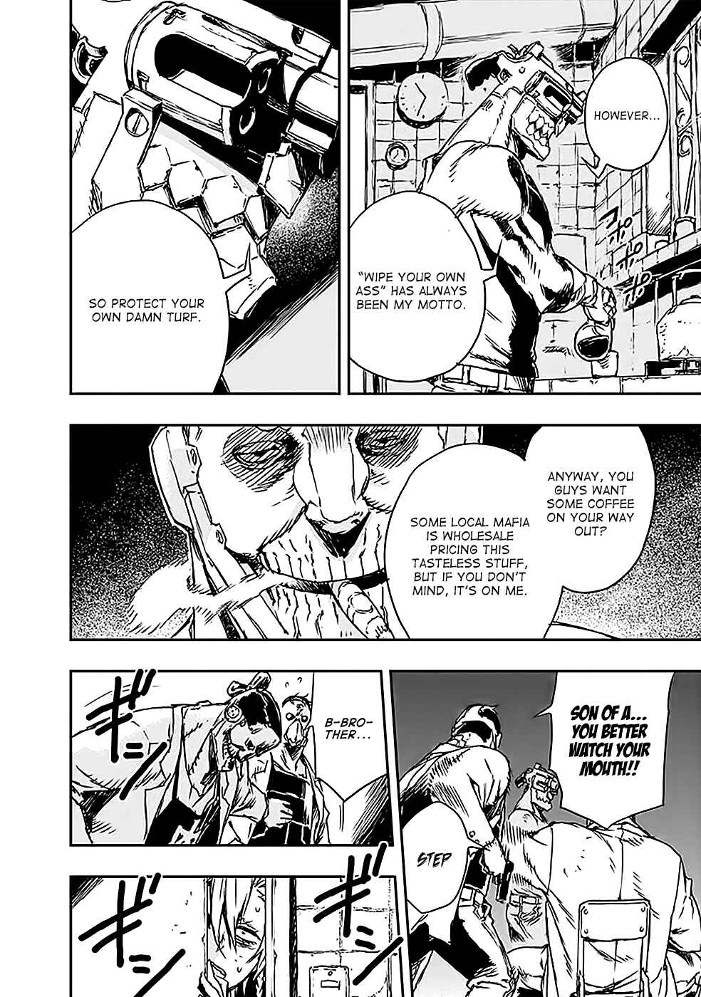 No Guns Life Chapter 4 - Page 14