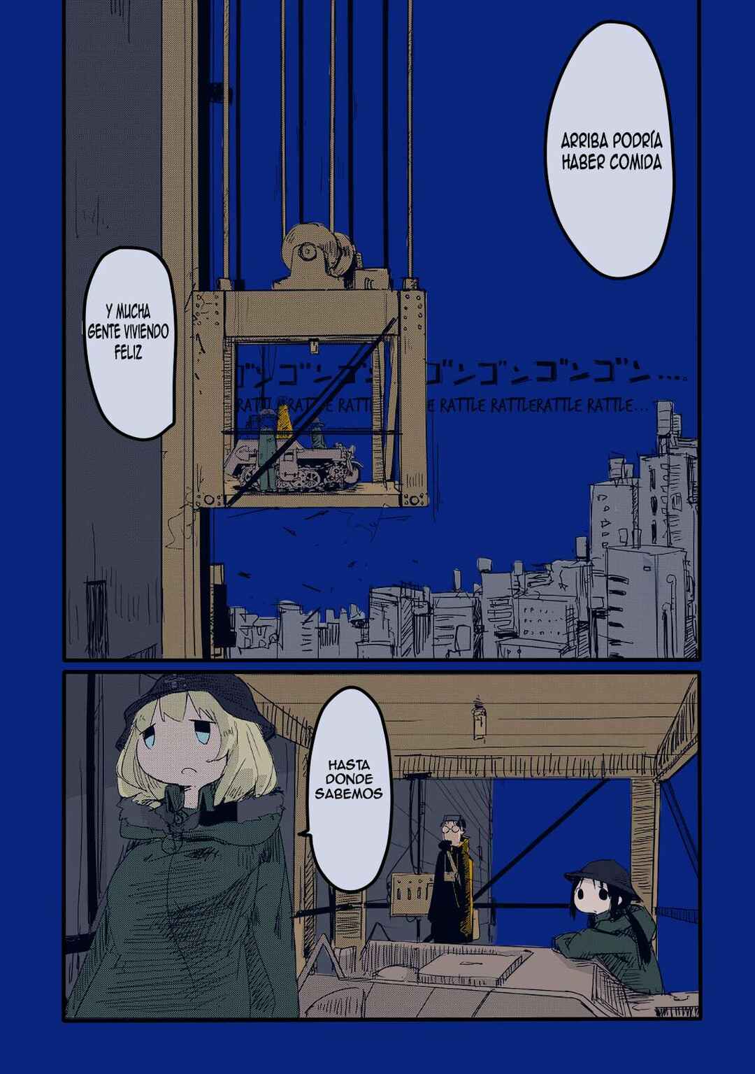 Shoujo Shuumatsu Ryokou (Fan Colored) Chapter 7 - Page 3