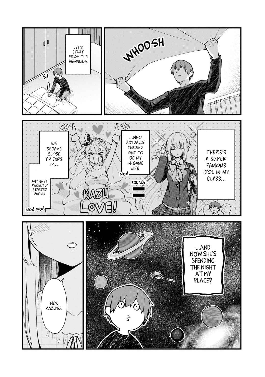 Netoge no Yome ga Ninki Idol datta: Cool kei no Kanojo wa Genjitsu demo Yome no Tsumori de Iru Chapter 37 - Page 2