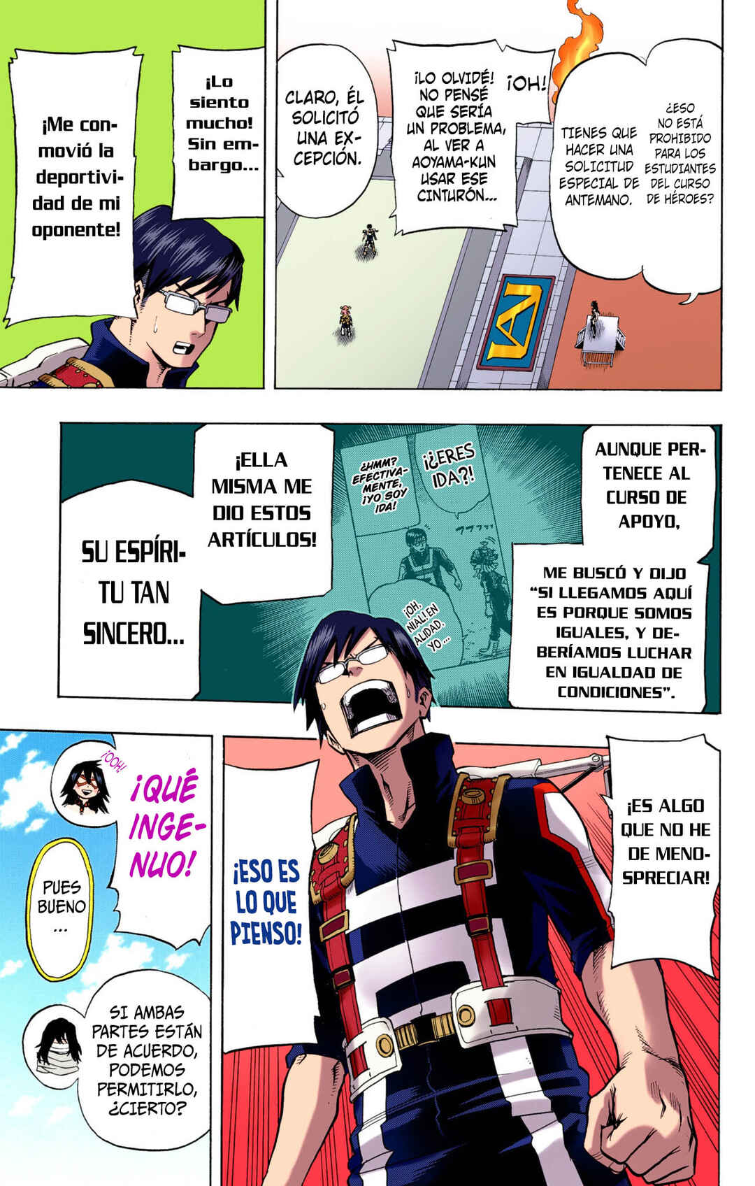 Boku no Hero Academia (Official Colored) Chapter 35 - Page 8