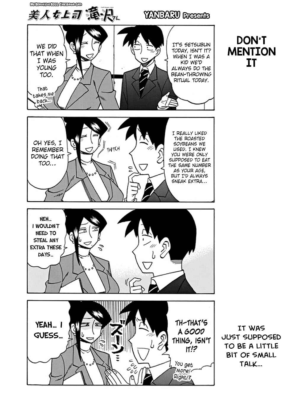 Bijin Onna Joushi Takizawa-san Chapter 38 - Page 1