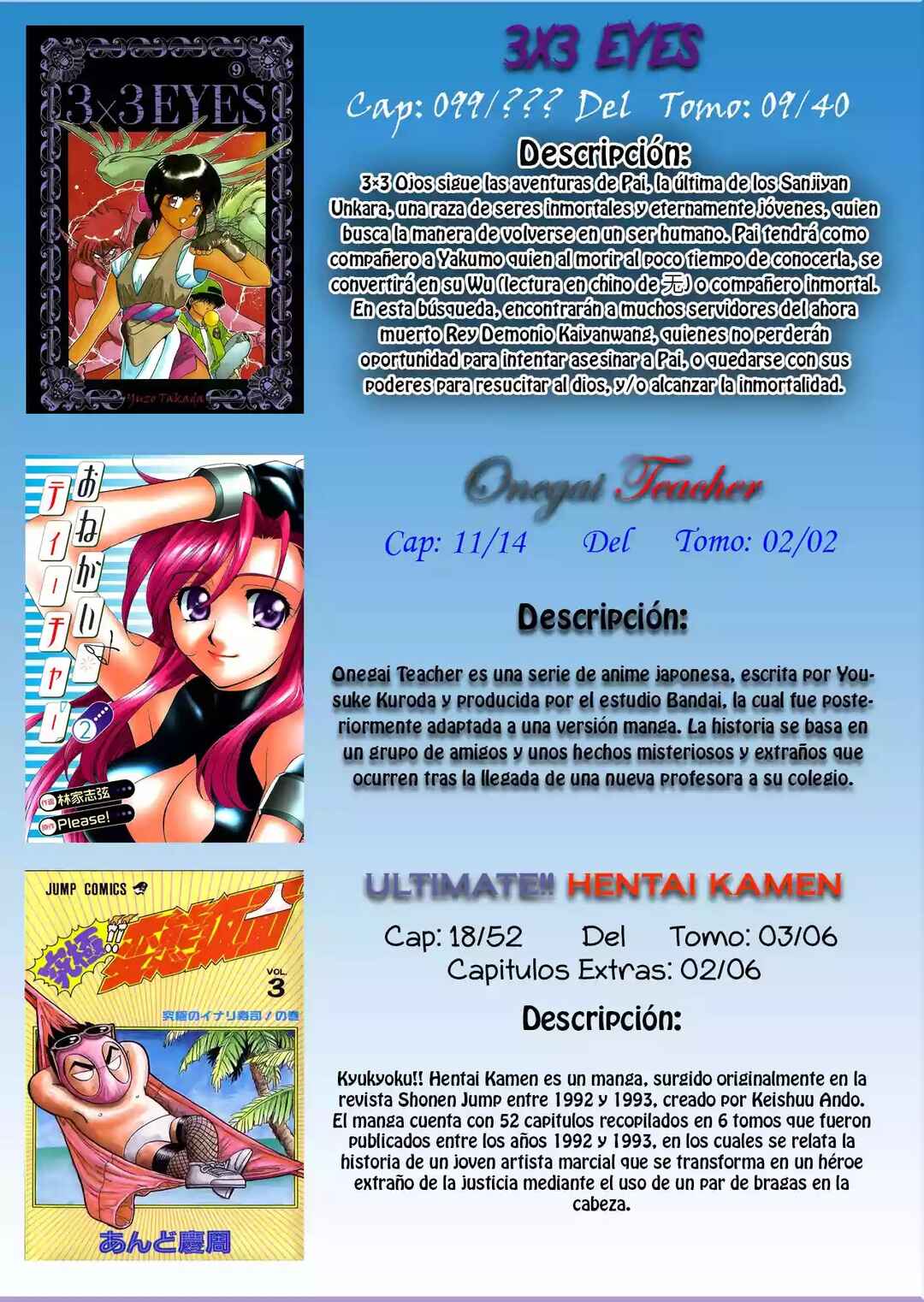 3×3 EYES Chapter 99 - Page 20