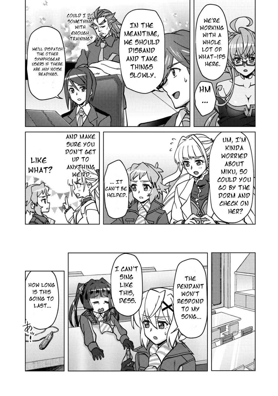Senki Kanshoku Symphogear ~Shirabemeshi~ Chapter 46 - Page 10