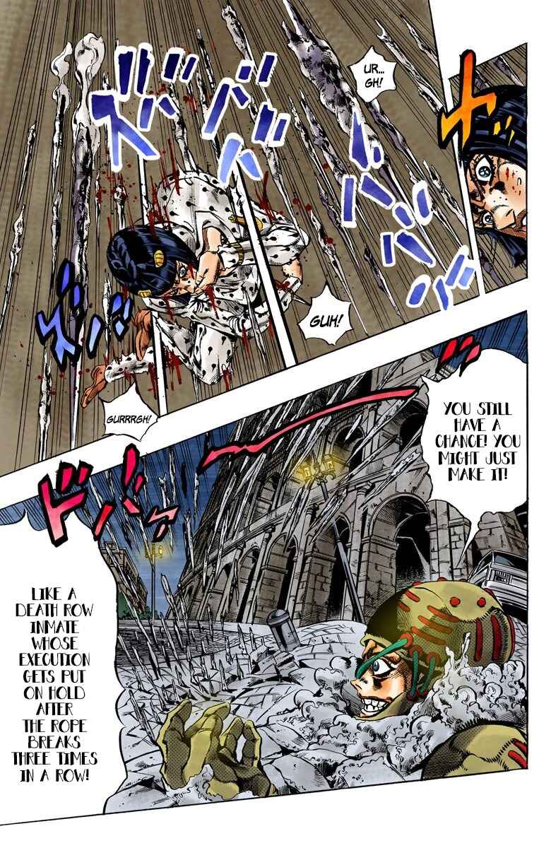 JoJo no Kimyou na Bouken: Part 5 - Ougon no Kaze Color-ban Chapter 127 - Page 4
