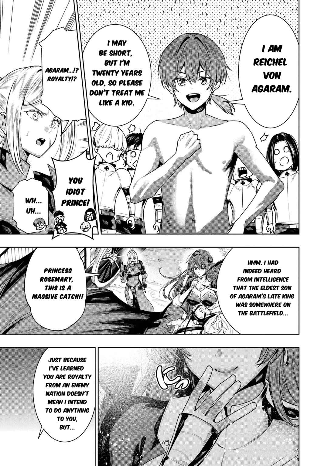 Suterare Ouji ga Saizensen de Tekikoku no Heishi wo Chiryou Shitara Jitsu wa Dainana Oujo datta Ken Chapter 2.1 - Page 11
