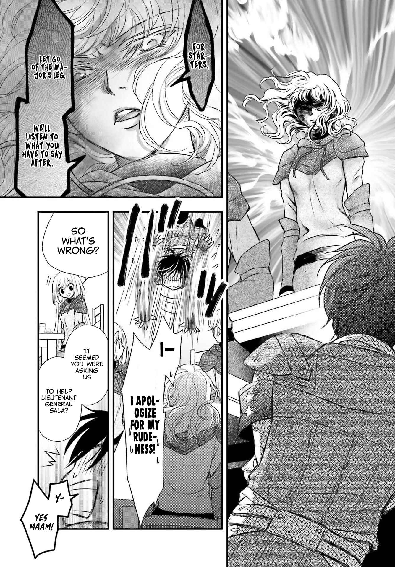 Shinigami ni Sodaterareta Shoujo wa Shikkoku no Tsurugi o Mune ni Idaku Chapter 21 - Page 28