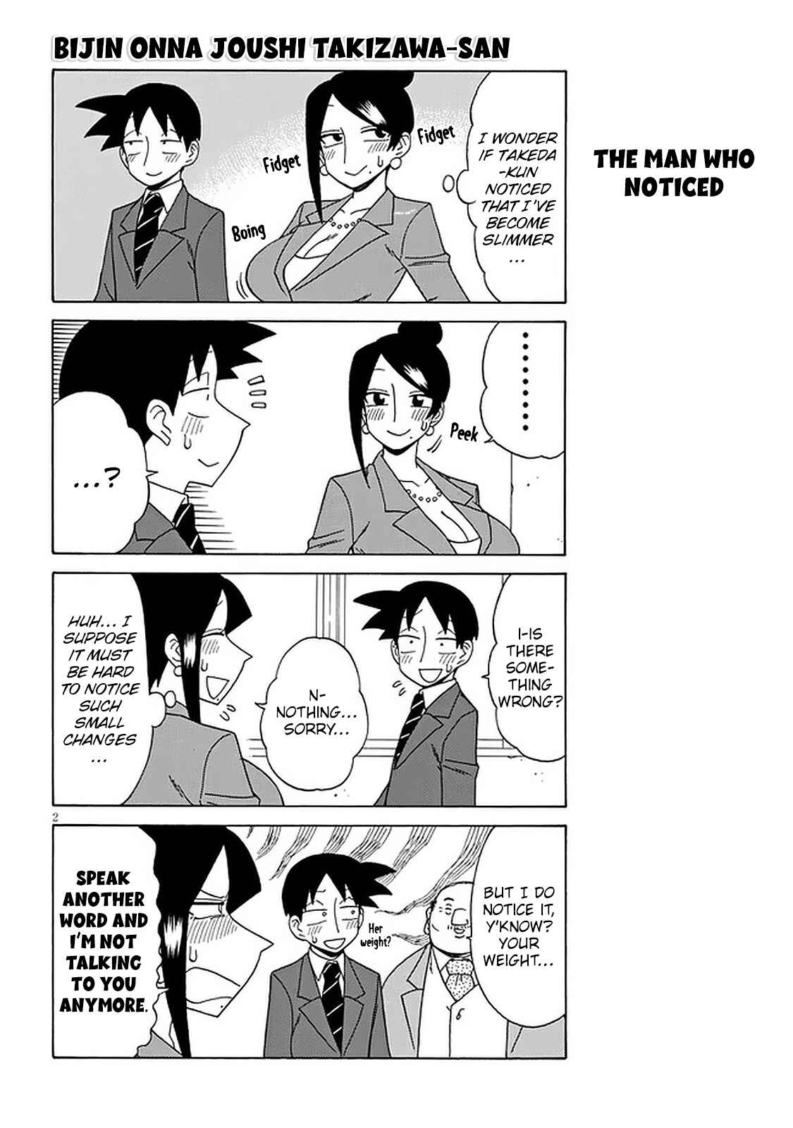 Bijin Onna Joushi Takizawa-san Chapter 112 - Page 2