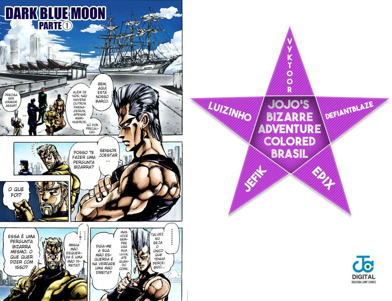 JoJo no Kimyou na Bouken: Part 3 - Stardust Crusaders Color-ban Chapter 14 - Page 1