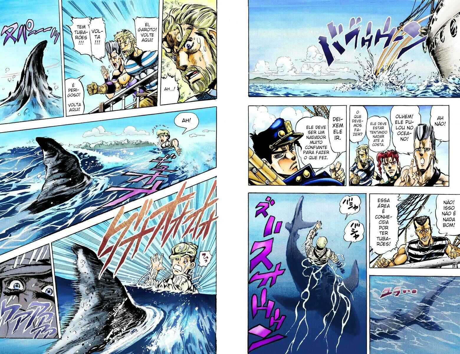 JoJo no Kimyou na Bouken: Part 3 - Stardust Crusaders Color-ban Chapter 14 - Page 9