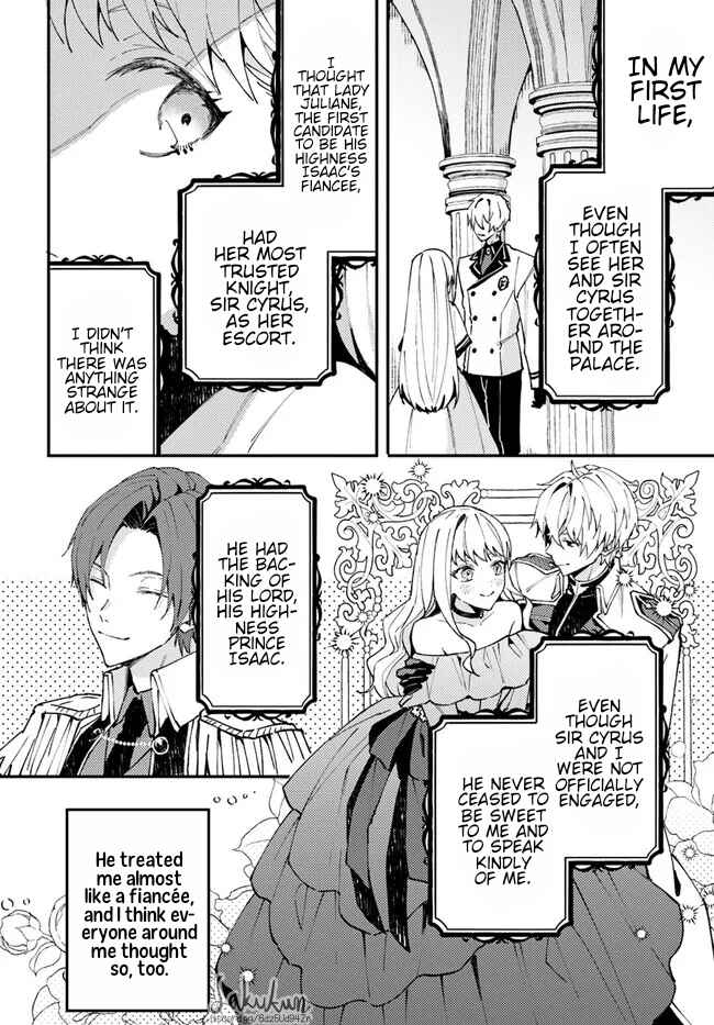 Watashi wo Koroshita Wankokei Kishi-sama ga, Yandere ni Job Change shite Kyou mo Inochi wo Nerattekuru Chapter 4.1 - Page 2