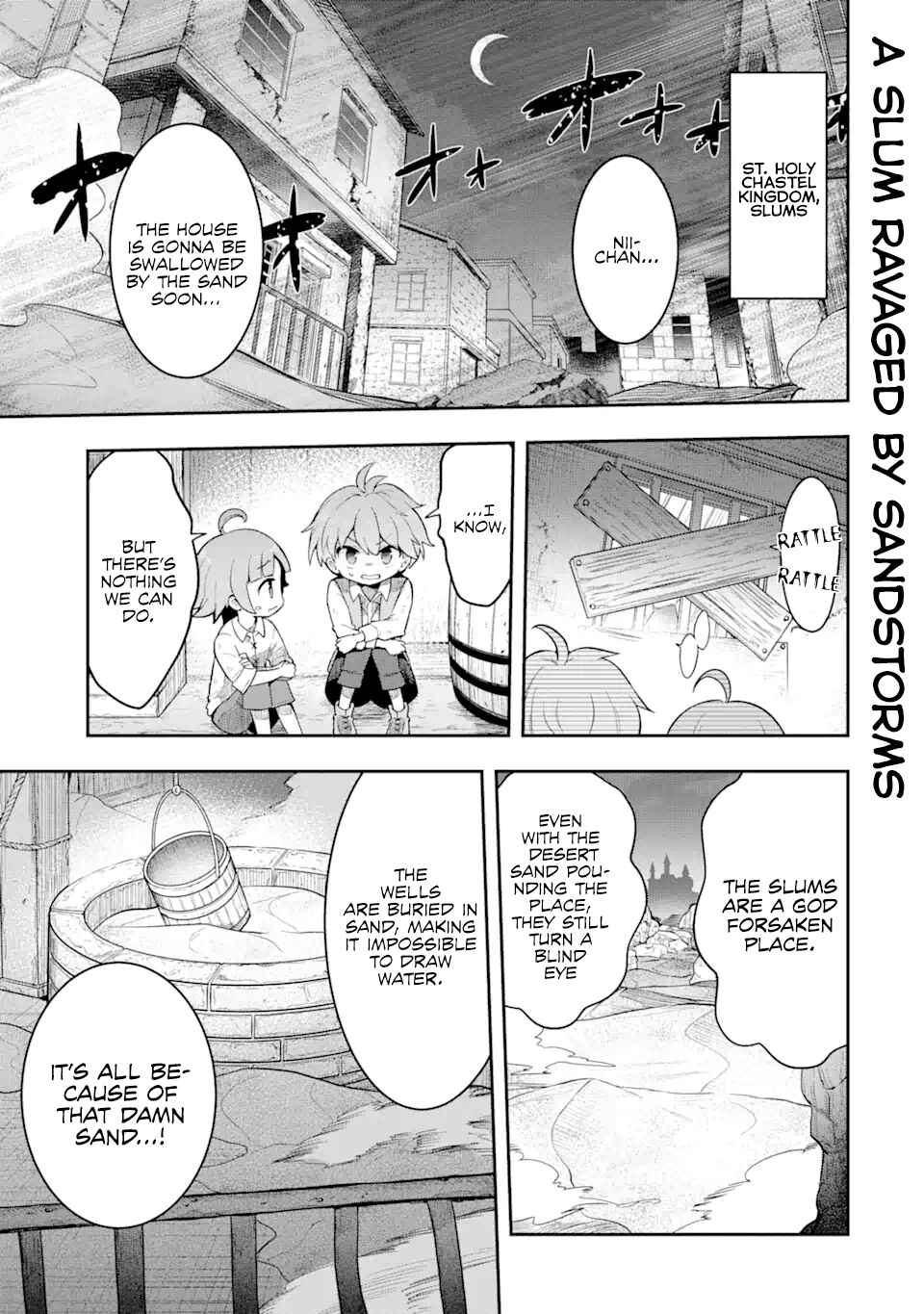 Hai Kouen no Homeless Seijo Chapter 2.1 - Page 1