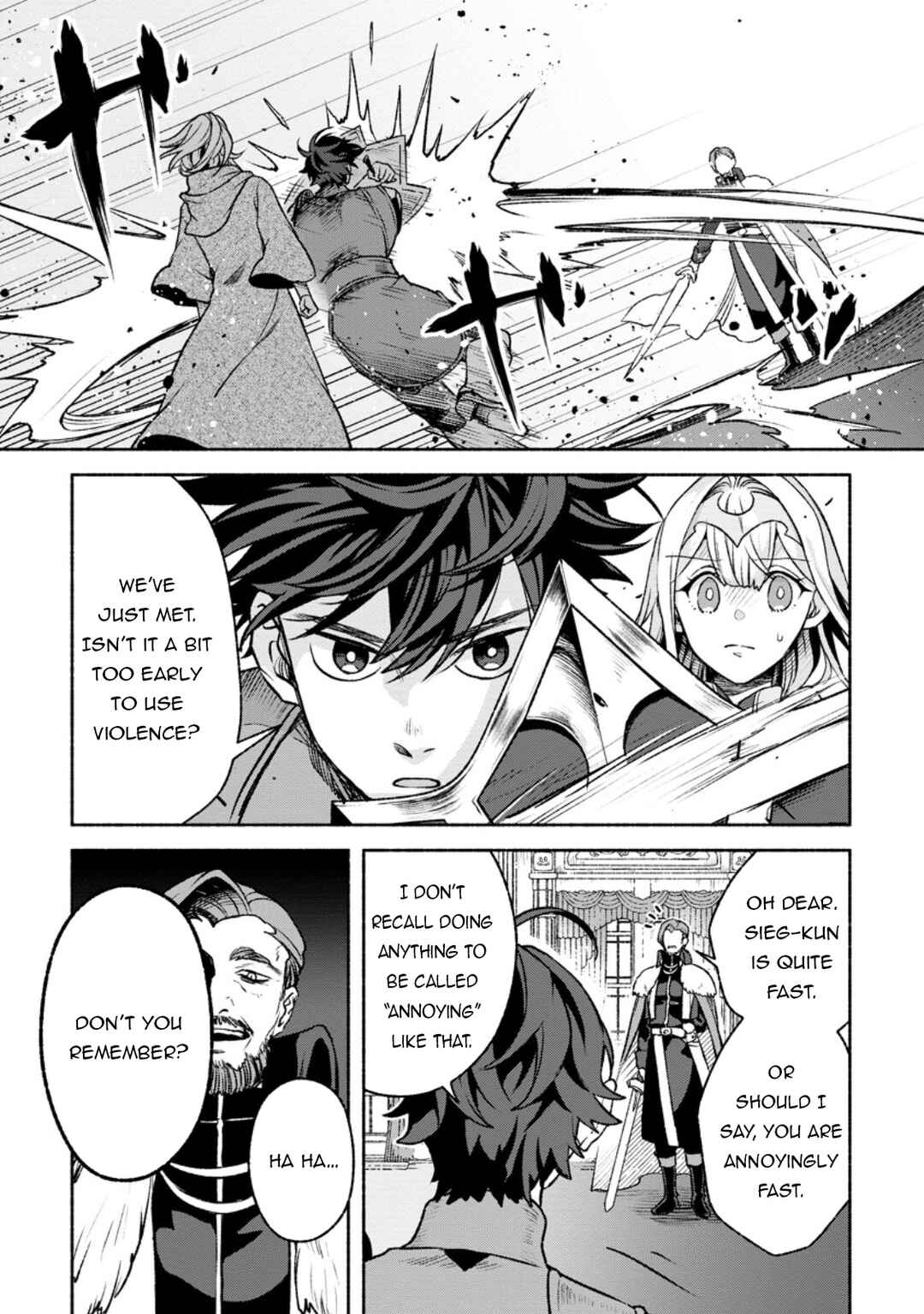 Sono Monban, Saikyou ni Tsuki: Tsuihou Sareta Bougyoryoku 9999 no Senshi, Outo no Monban to shite Musou Suru Chapter 29 - Page 18