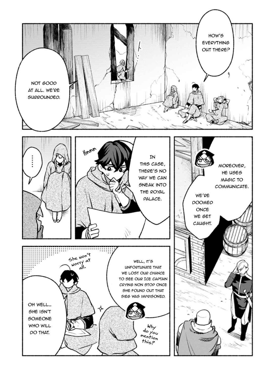 Sono Monban, Saikyou ni Tsuki: Tsuihou Sareta Bougyoryoku 9999 no Senshi, Outo no Monban to shite Musou Suru Chapter 29 - Page 3