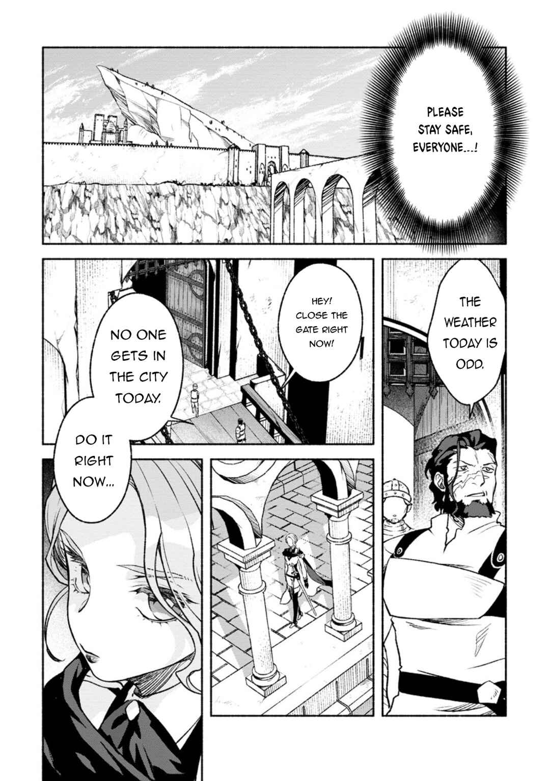 Sono Monban, Saikyou ni Tsuki: Tsuihou Sareta Bougyoryoku 9999 no Senshi, Outo no Monban to shite Musou Suru Chapter 29 - Page 30