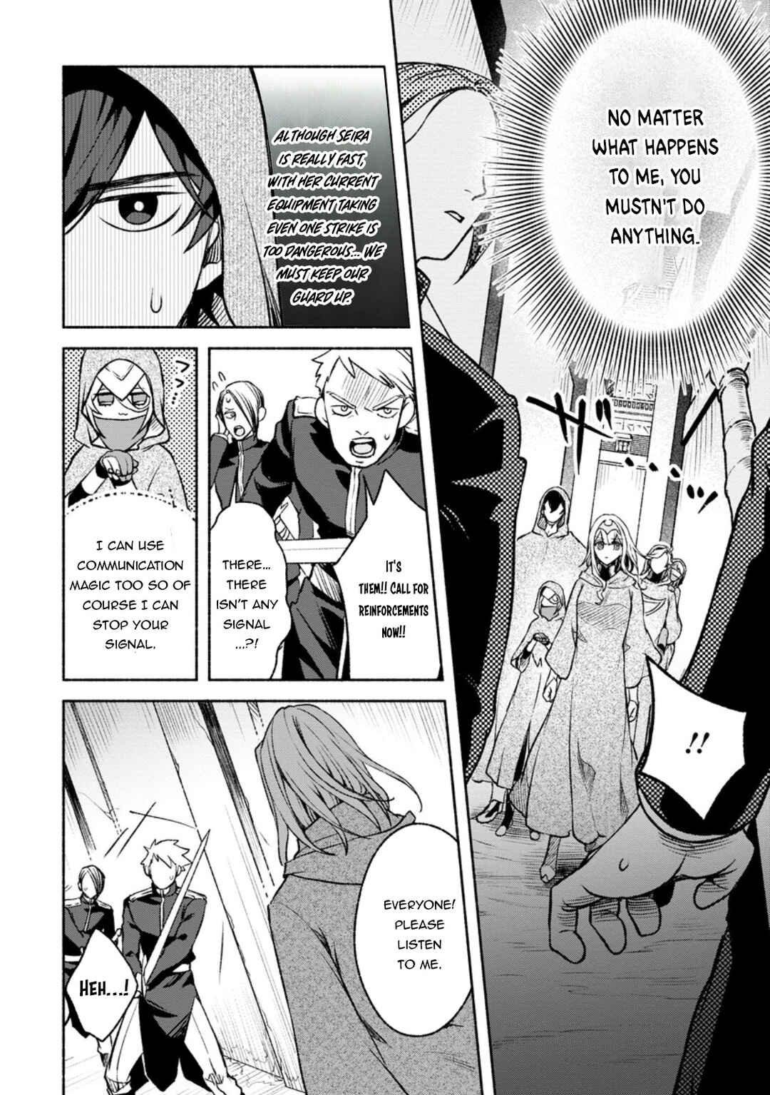 Sono Monban, Saikyou ni Tsuki: Tsuihou Sareta Bougyoryoku 9999 no Senshi, Outo no Monban to shite Musou Suru Chapter 29 - Page 7