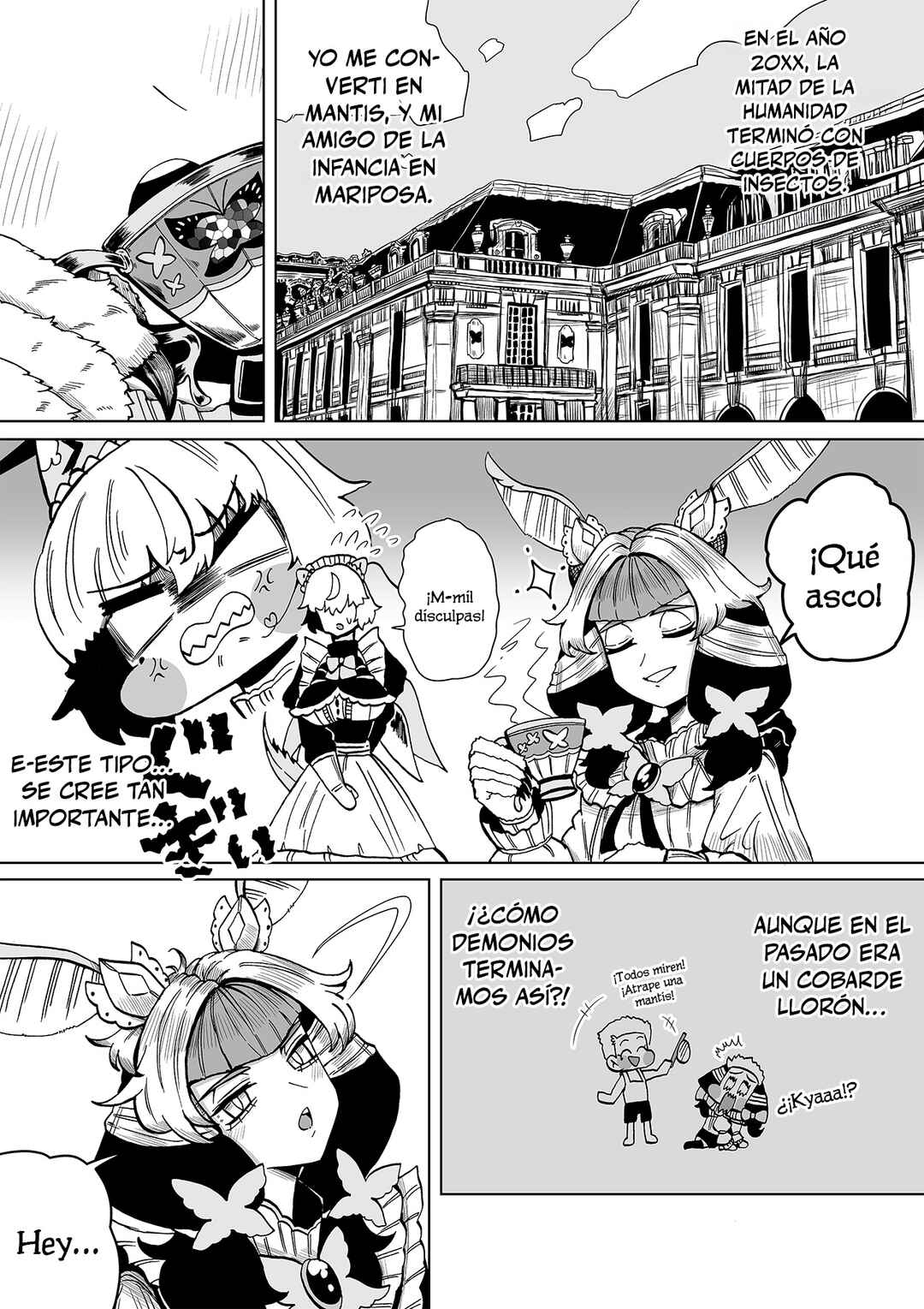 Kamakiri Maid to Chouchou no Goshujin-sama Chapter 1 - Page 2