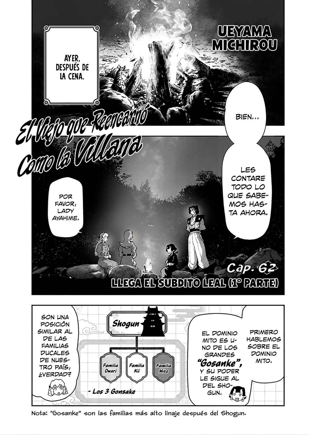 Akuyaku Reijou Tensei Ojisan Chapter 62 - Page 1