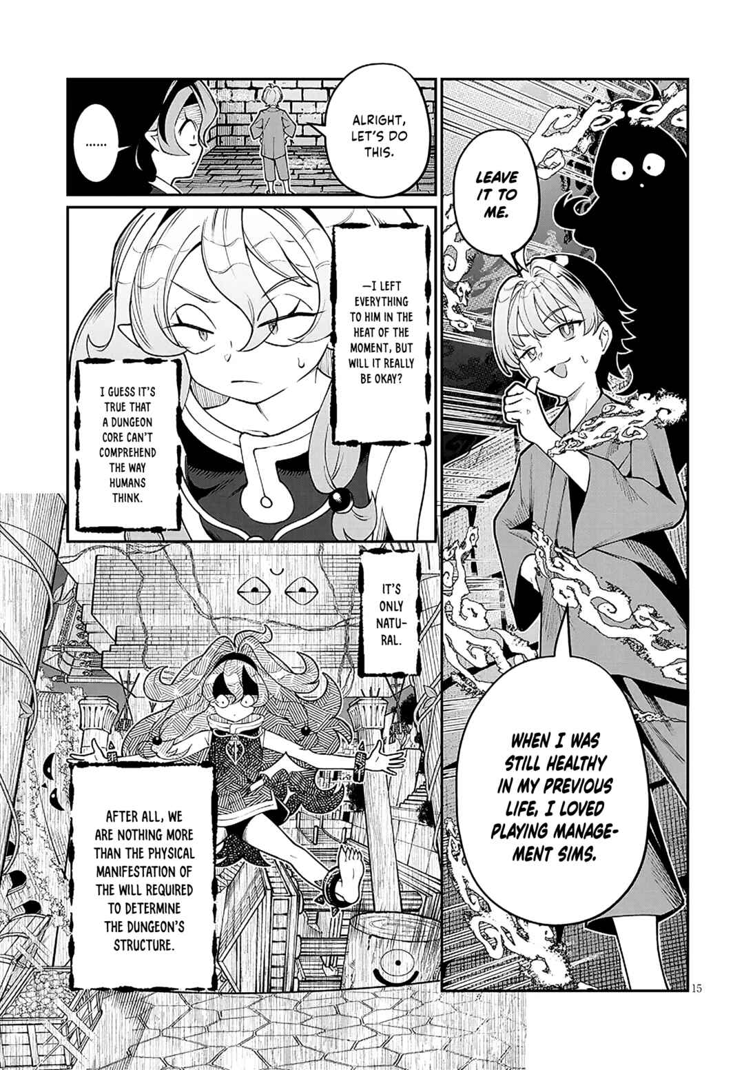 Isekai Tensei Dungeon Master: Onsen Dungeon o Tsukuru Chapter 1 - Page 15