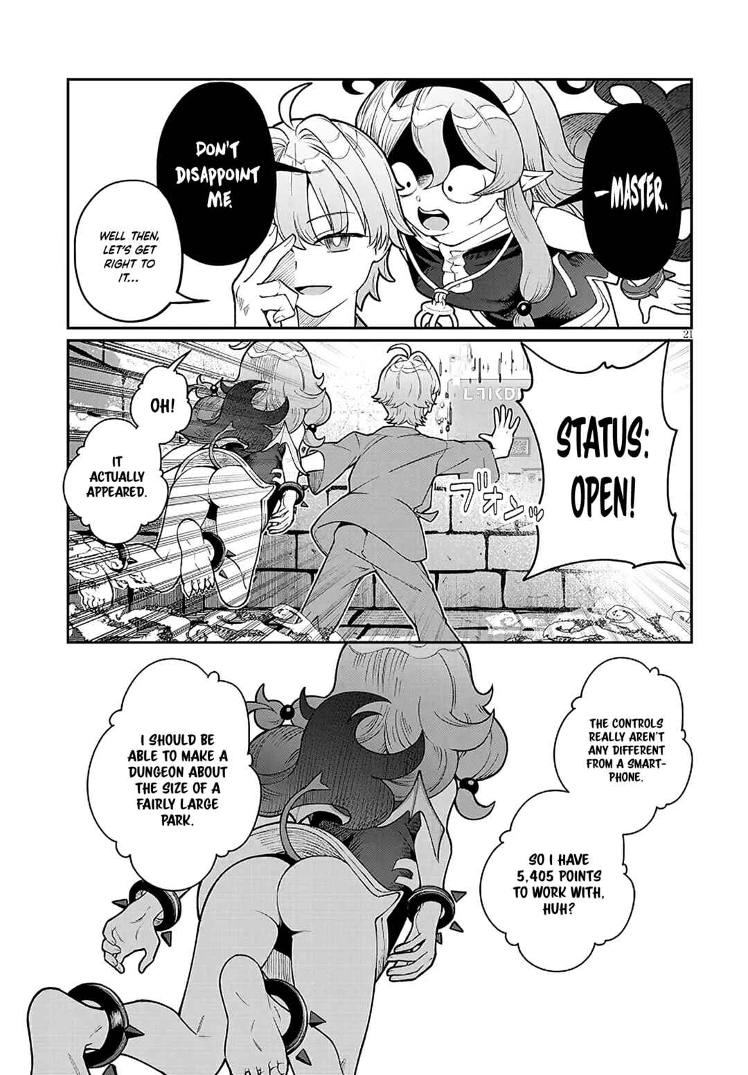 Isekai Tensei Dungeon Master: Onsen Dungeon o Tsukuru Chapter 1 - Page 21