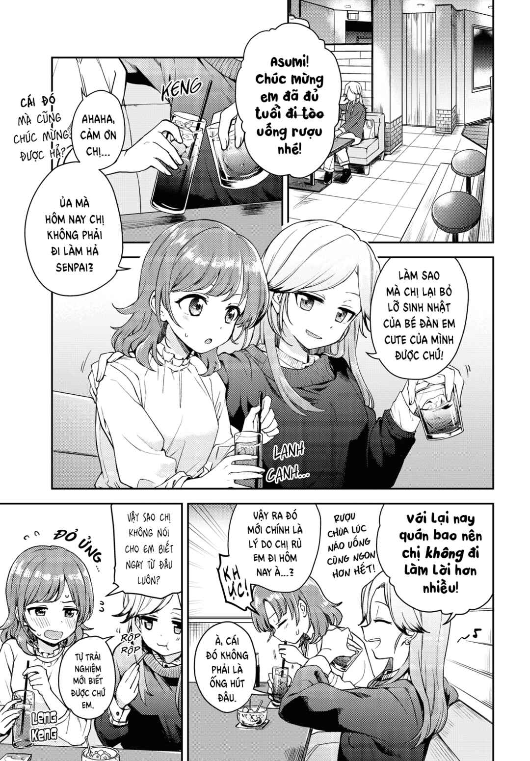 Asumi-chan wa Les Fuuzoku ni Kyoumi ga Arimasu! Chapter 1 - Page 3