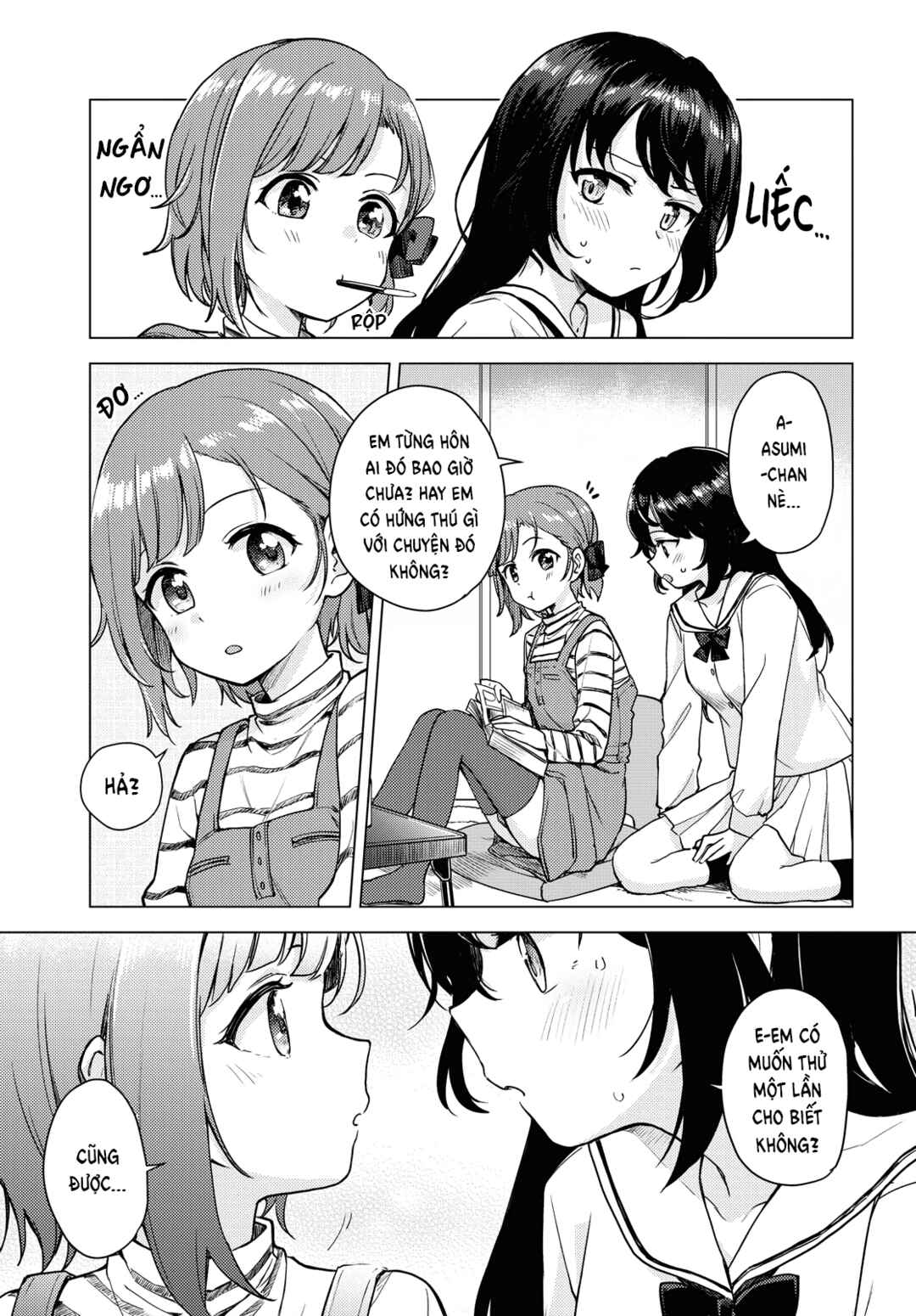 Asumi-chan wa Les Fuuzoku ni Kyoumi ga Arimasu! Chapter 1 - Page 7
