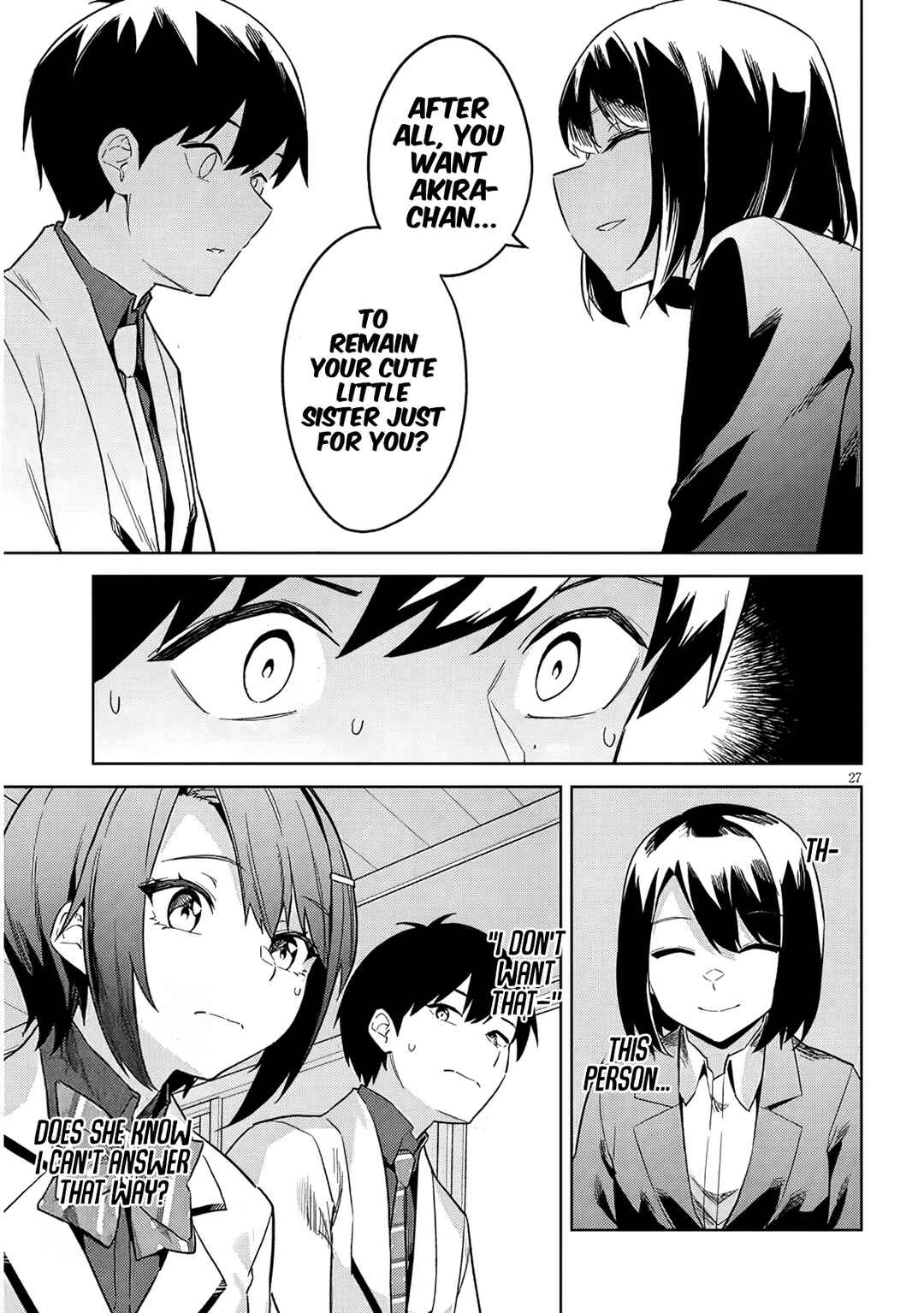 Jitsu wa Imouto deshita. ~Saikin Dekita Giri no Otouto no Kyorikan ga Yatara Chikai Wake~ Chapter 27 - Page 28