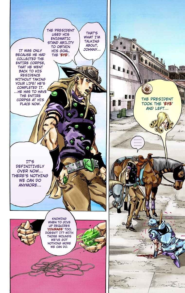 JoJo no Kimyou na Bouken: Part 7 - Steel Ball Run Color-ban Chapter 72 - Page 12